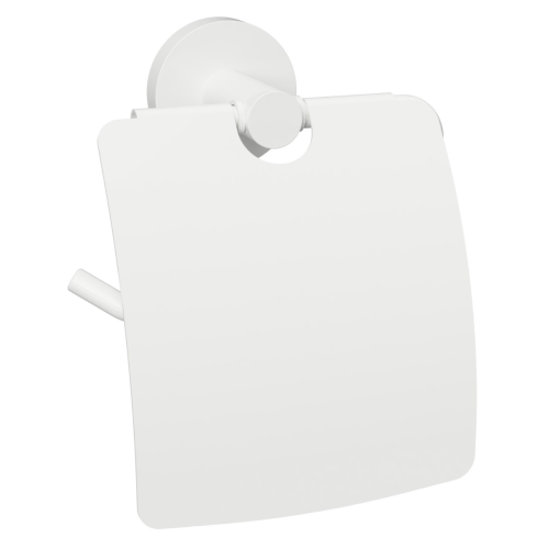 White - Suport cu capac pentru hârtia igienică