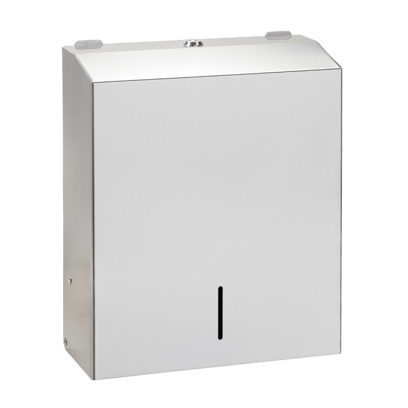 Dispenser prosoape de hârtie, 350 mm, inox mat