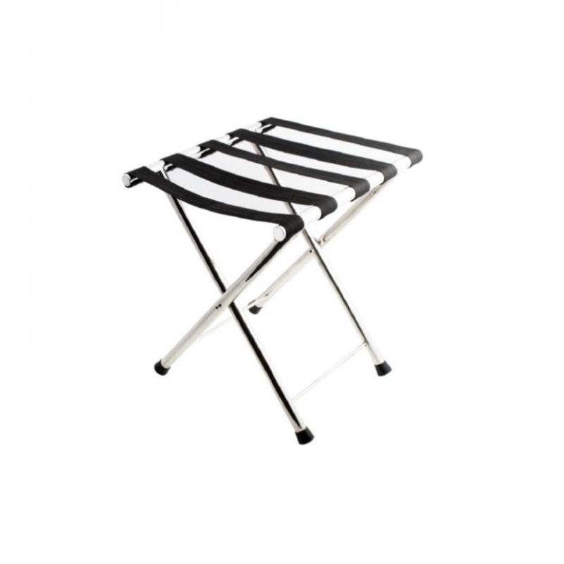 Suport bagaje - cromat cu benzi negre